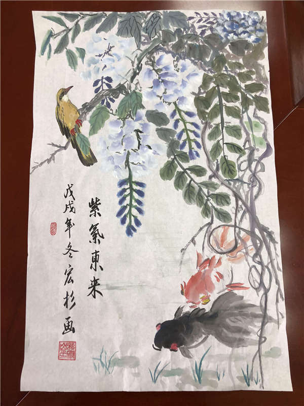 绘画涂鸦-物业公司合肥高速时代城孙宏杉